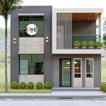 Desain rumah minimalis 2 lantai gren