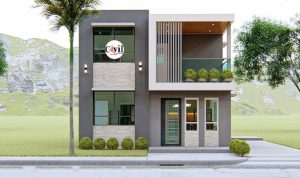 Desain rumah minimalis 2 lantai gren