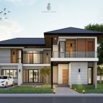 Desain rumah luas tanah 215m