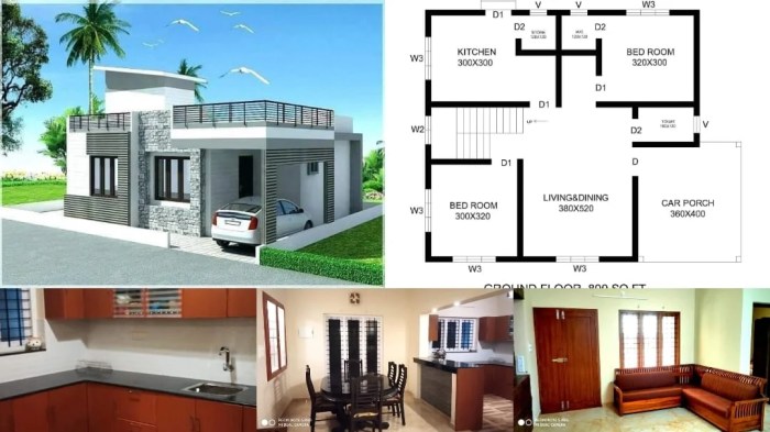 Desain rumah luas tanah 98 meter persegi