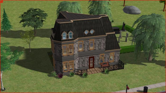 Desain rumah mewah the sims 1