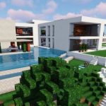 Desain rumah minecraft pe modern