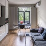 Kleine küche mit wohnzimmer einrichten