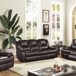 Recliner leather chair brown room living sofa reclining faux manual duty heavy theater air bedroom